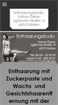 Mobile Screenshot of enthaarungsstudio.net
